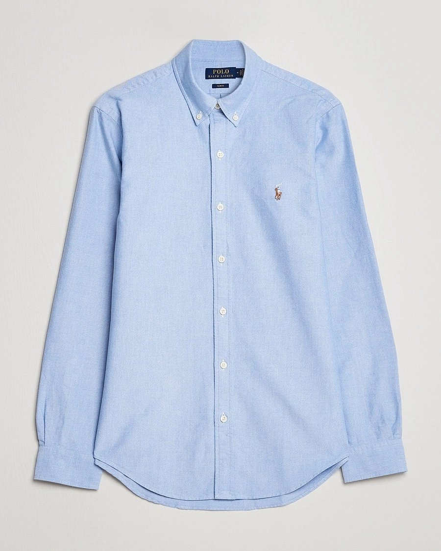 Polo Ralph Lauren Slim Fit Shirt Oxford Blue – Sininen
