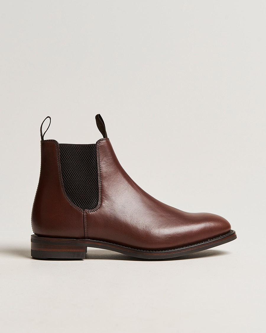 Loake 1880 Chatsworth Chelsea Boot Brown Waxy Leather – Ruskea