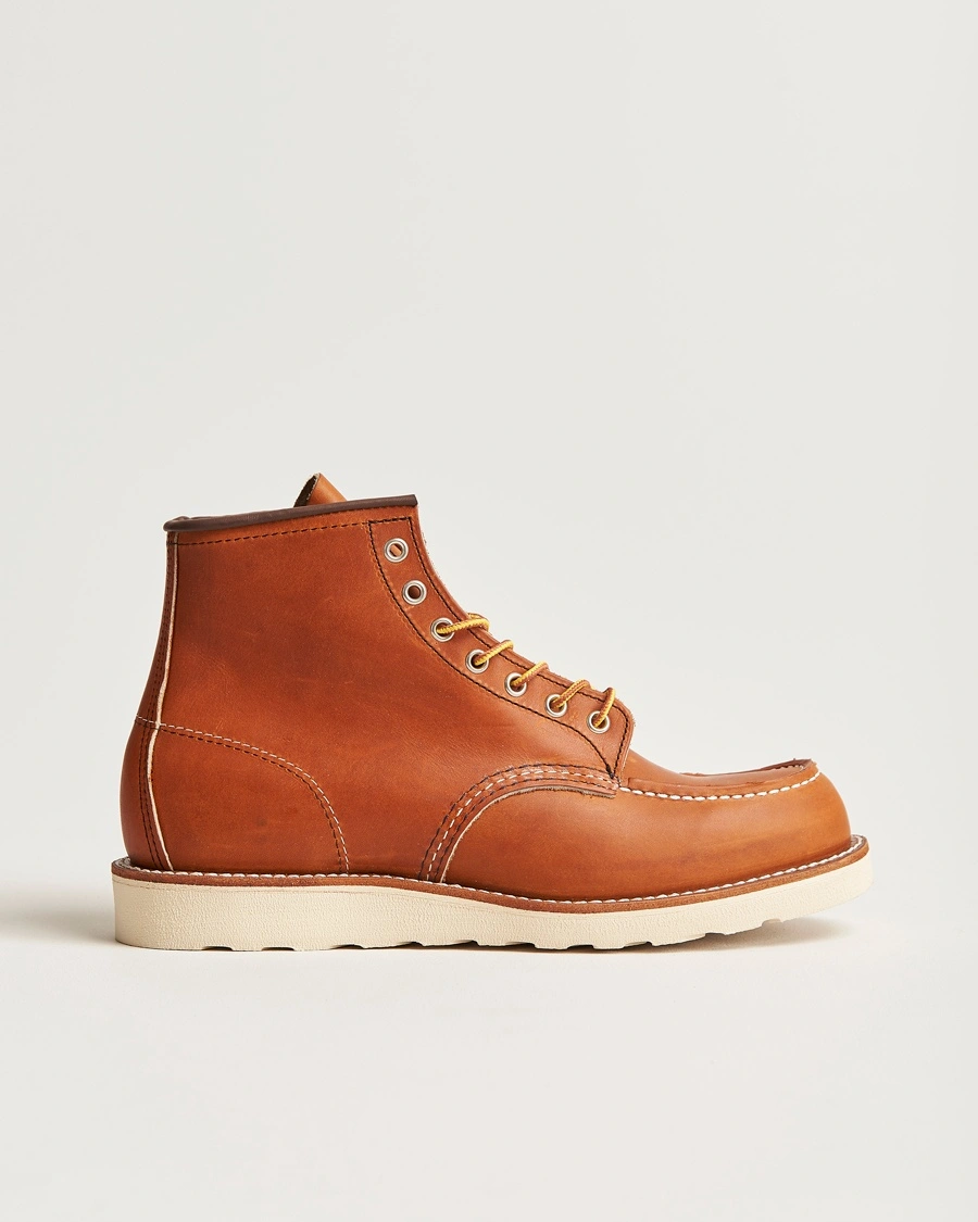 Red Wing Shoes Moc Toe Boot Oro Legacy Leather – Ruskea