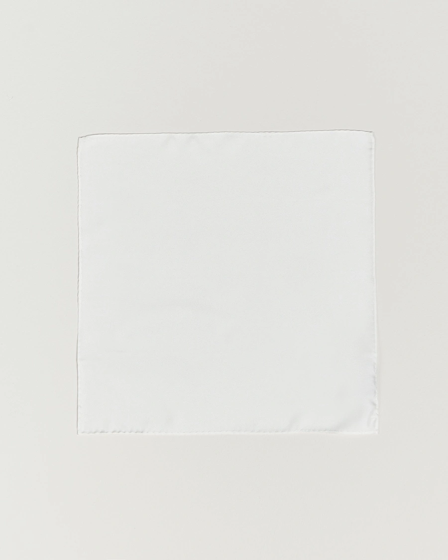 Amanda Christensen Handkercheif Silk White – Valkoinen