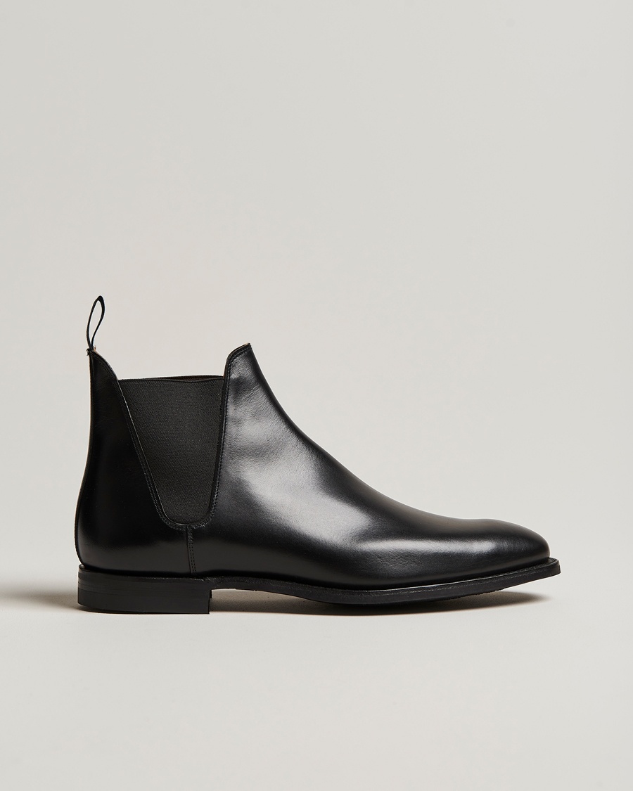 Crockett & Jones Chelsea 8 City Sole Black Calf – Musta
