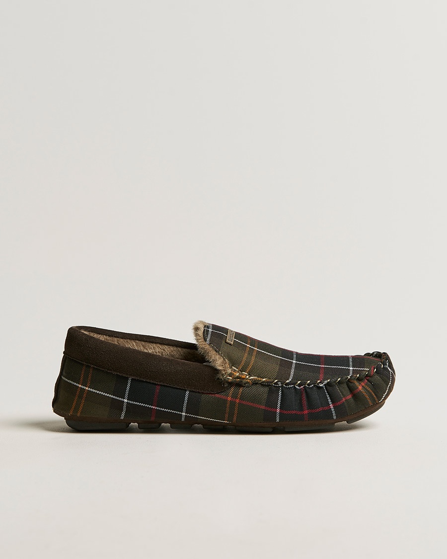 Barbour Lifestyle Monty Indoor Car Shoe Classic Tartan – Ruskea