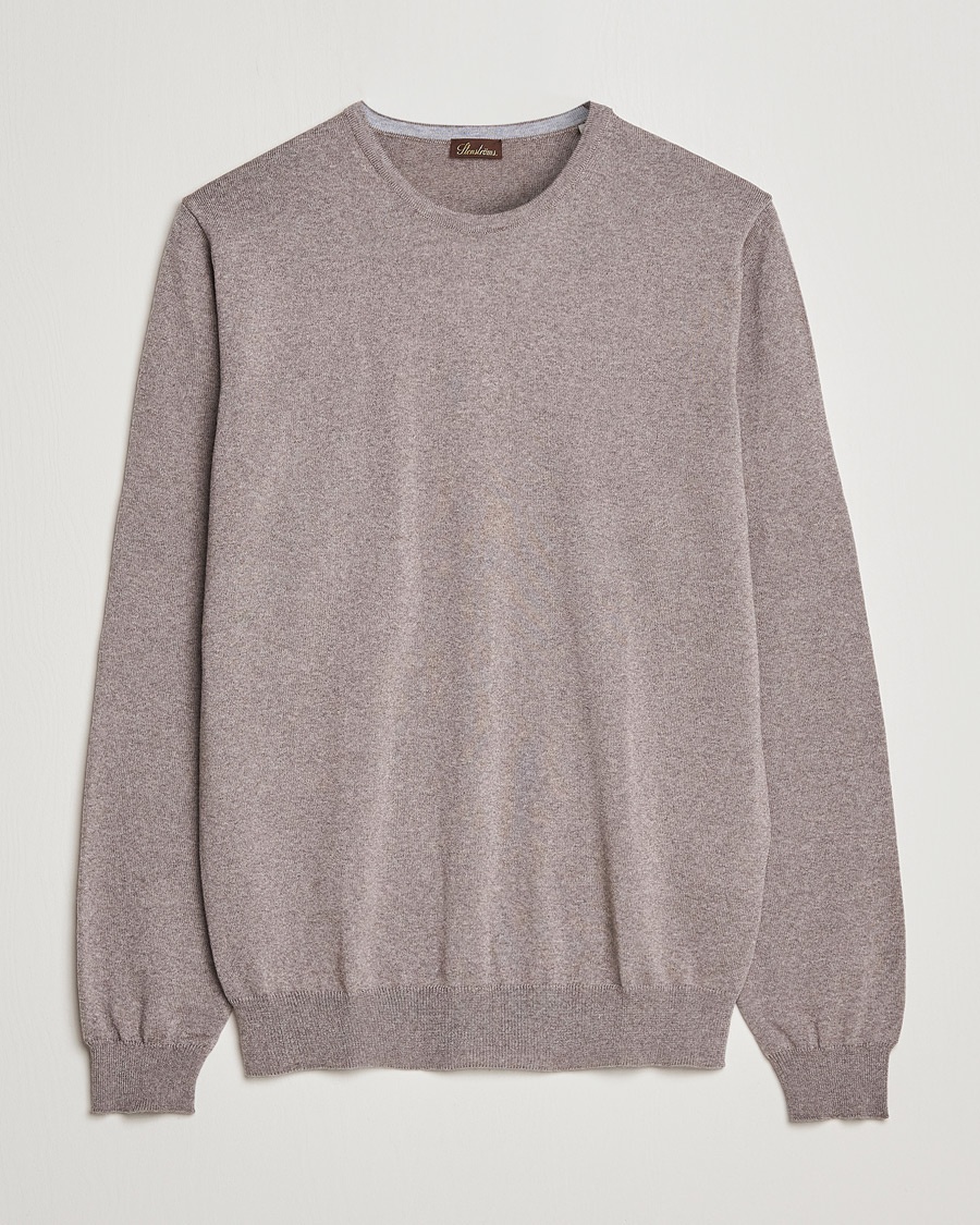 Stenströms Merino Crew Neck Mud Brown – Ruskea