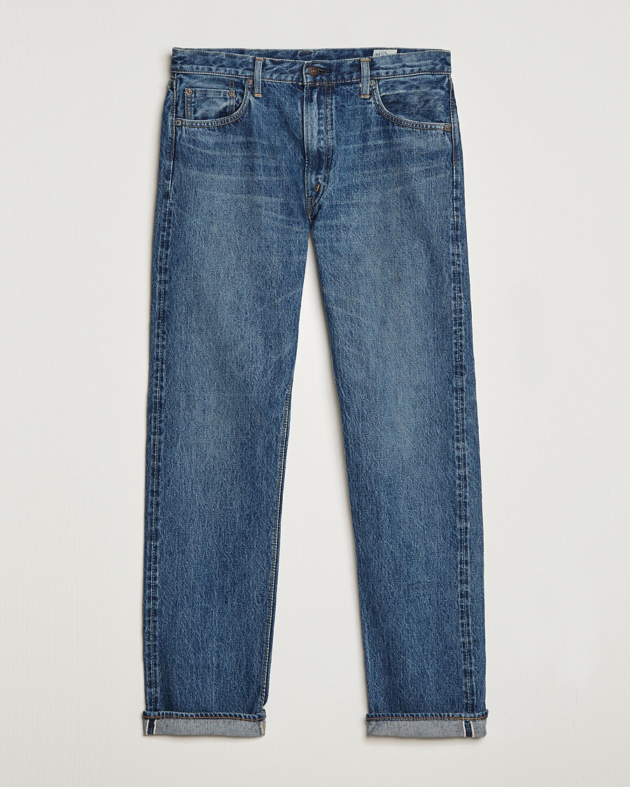 orSlow Tapered Fit 107 Selvedge Jeans 2 Year Wash – Sininen