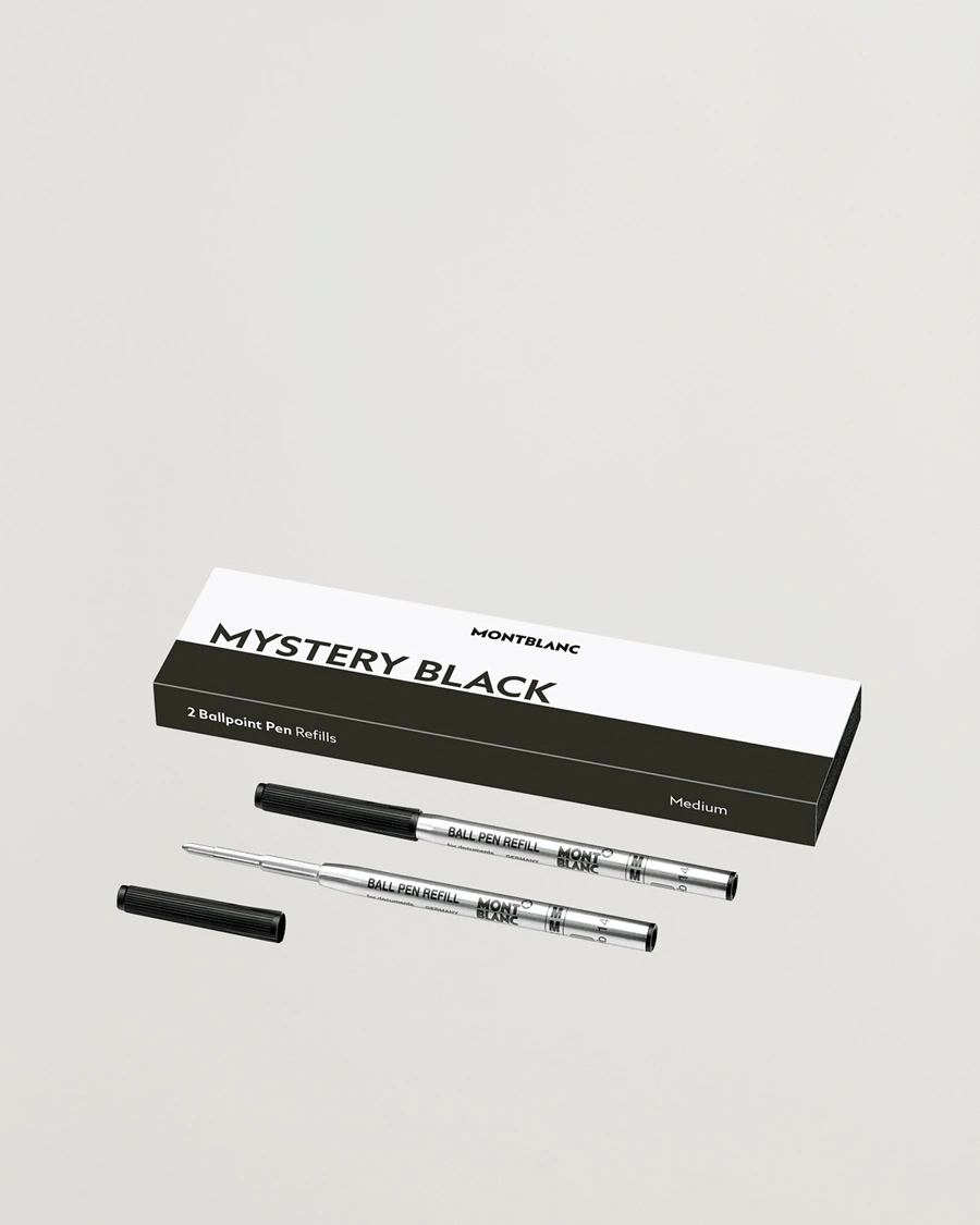 Montblanc 2 Ballpoint Pen Refills Mystery Black – Musta