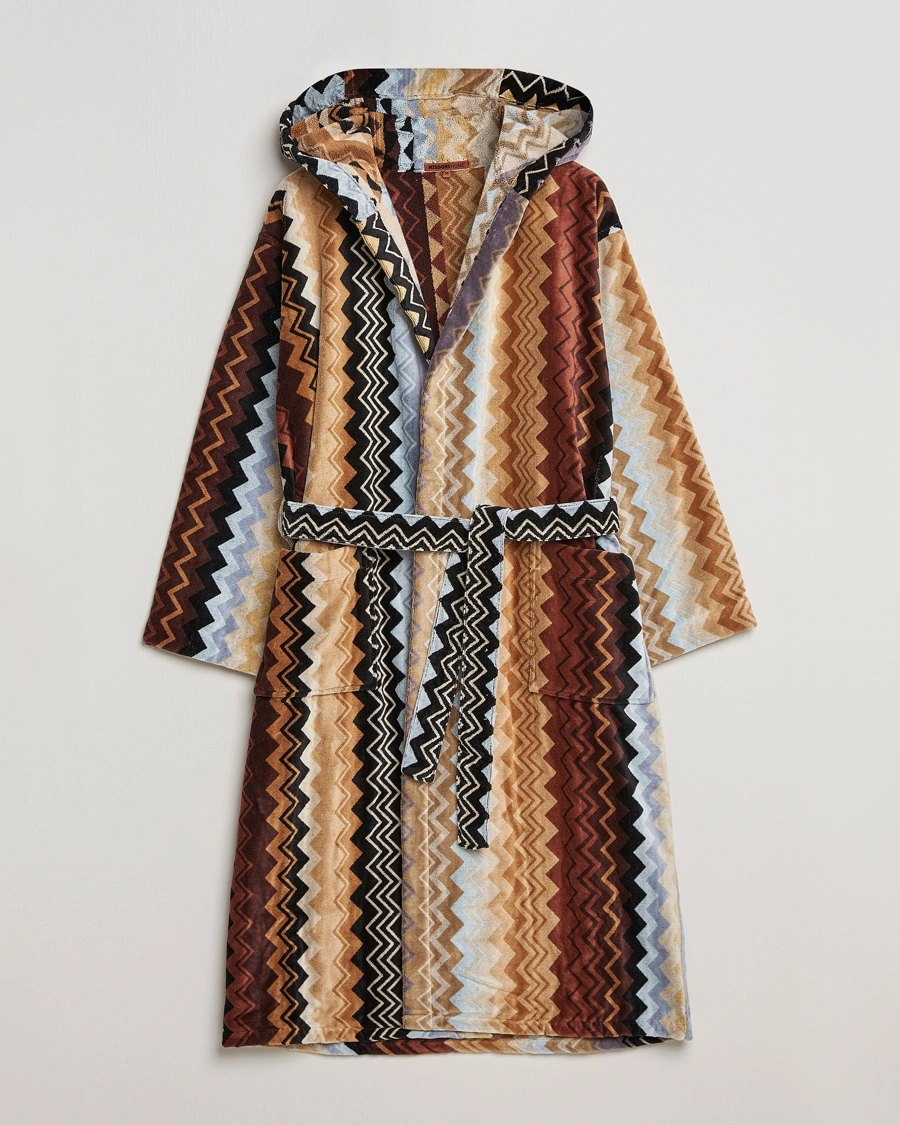 Missoni Home Giacomo Bathrobe Multicolor – Ruskea