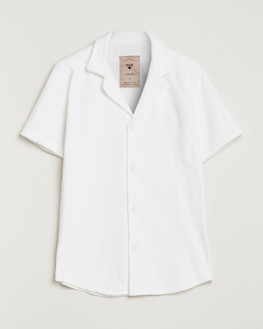 OAS Terry Cuba Short Sleeve Shirt White – Valkoinen