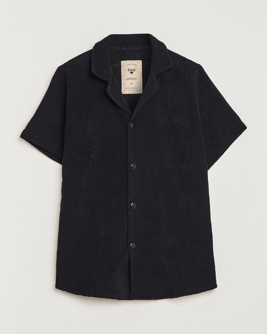 OAS Terry Cuba Short Sleeve Shirt Black – Musta