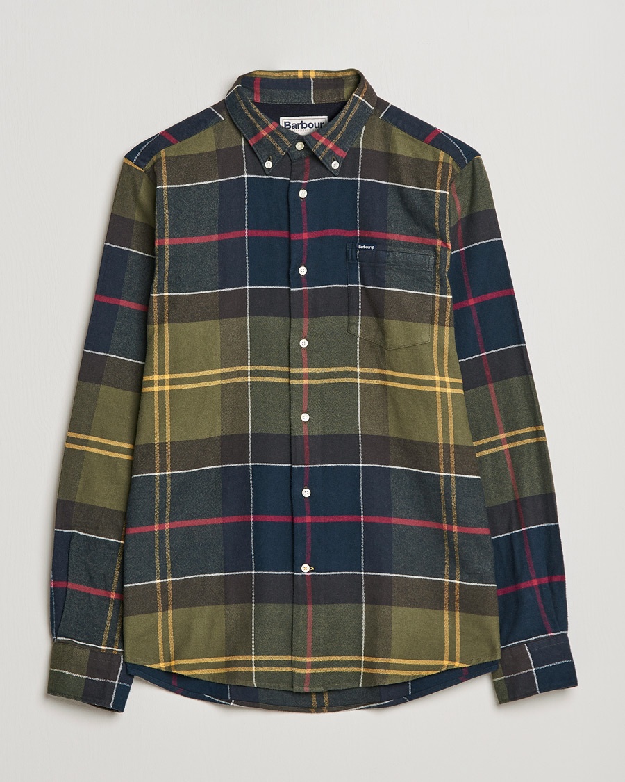 Barbour Lifestyle Ederton Flannel Check Shirt Classic Tartan – Vihreä