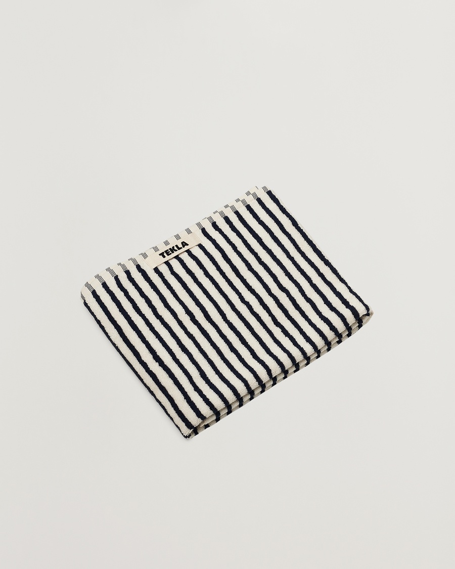Tekla TeklaOrganic Terry Hand TowelSailor Stripes – Monivärinen