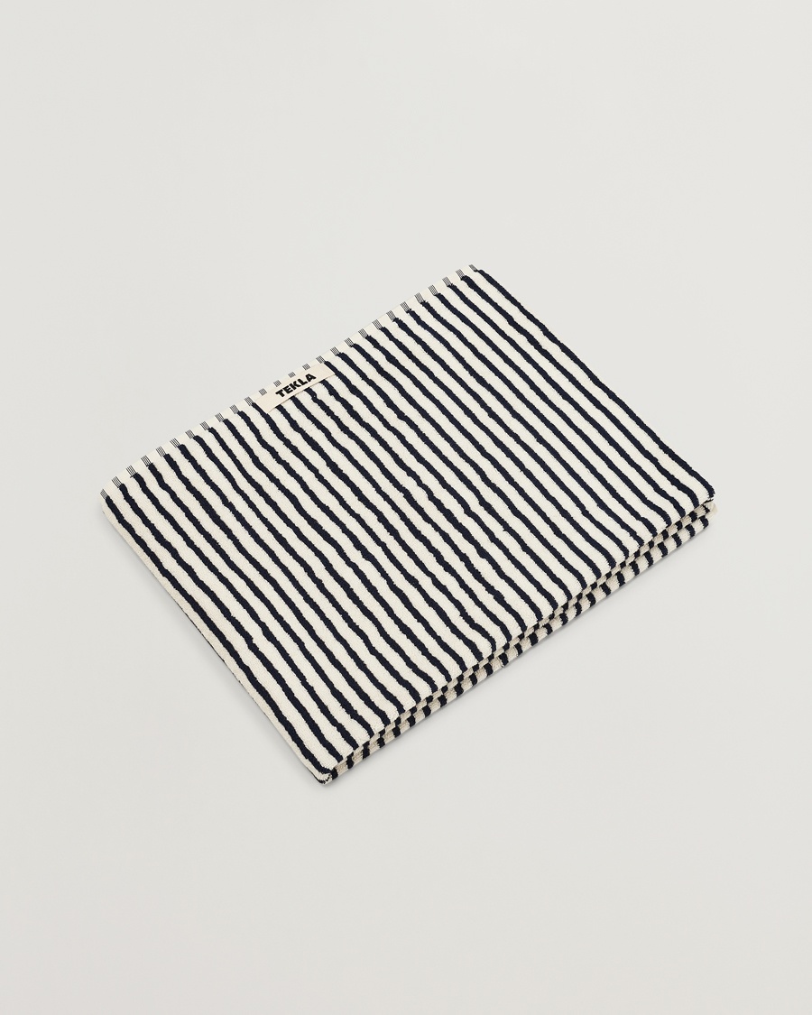 Tekla TeklaOrganic Terry Bath TowelSailor Stripes – Monivärinen