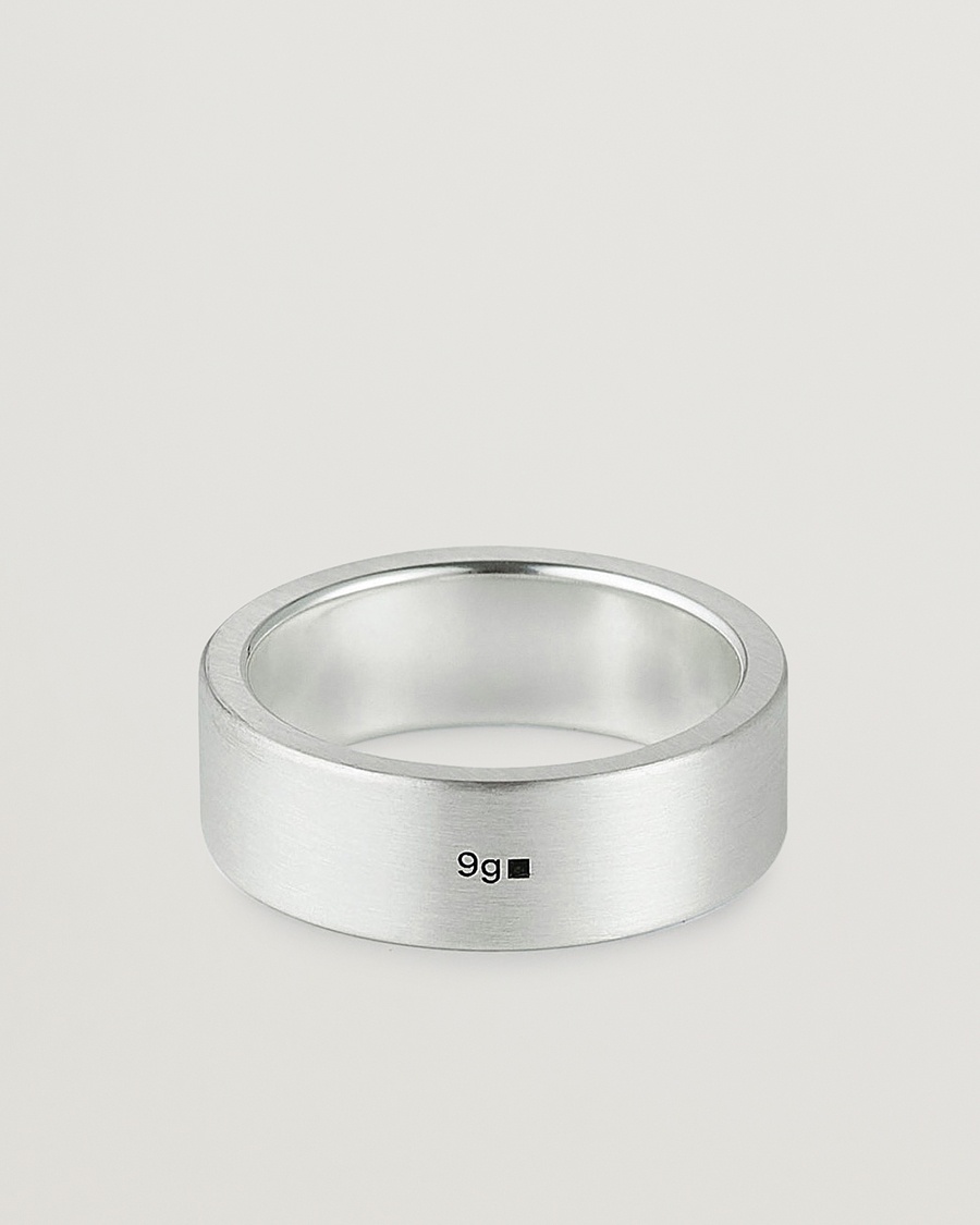 LE GRAMME Ribbon Brushed Ring Sterling Silver – Hopea