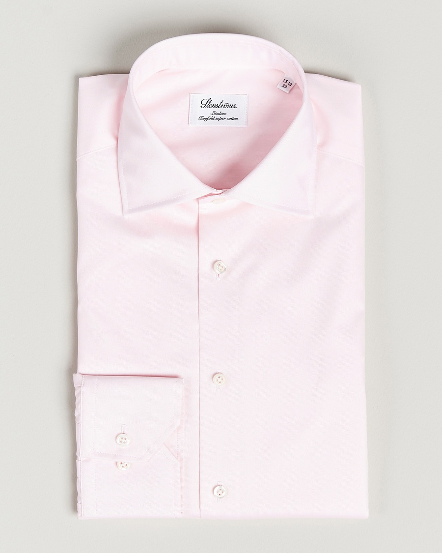 Stenströms Slimline Cut Away Shirt Pink – Vaaleanpunainen