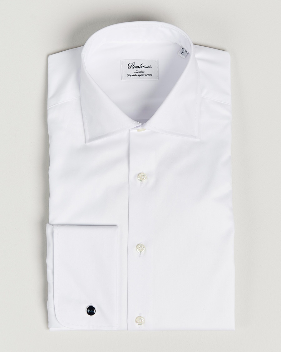 Stenströms Slimline Double Cuff White – Valkoinen