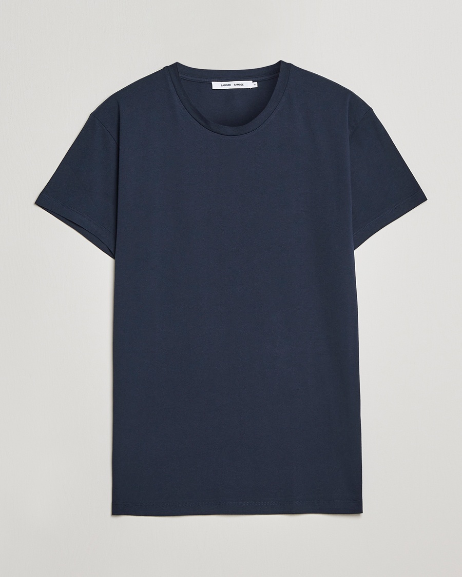 Samsøe Samsøe Kronos Crew Neck Tee Total Eclipse – Sininen