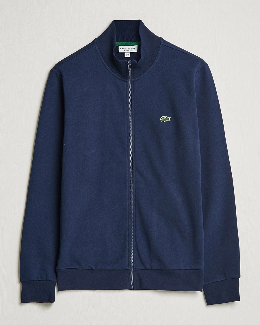 Lacoste Full Zip Sweater Navy – Sininen