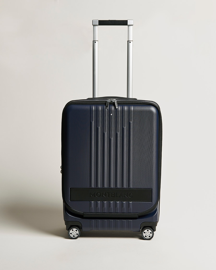 Montblanc Trolley Cabin w. Pocket 4 Wheels Blue – Sininen