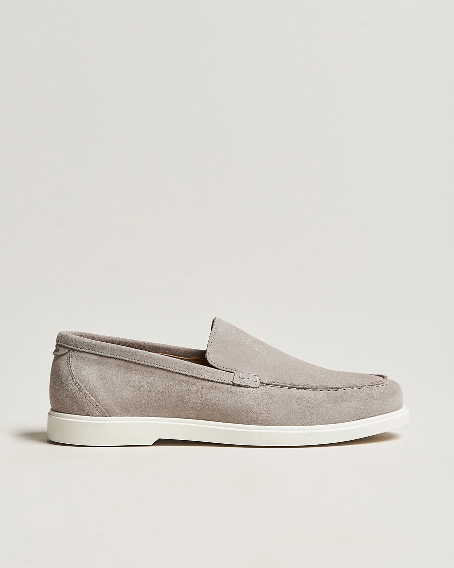 Loake Shoemakers Tuscany Suede Loafer Stone – Beige