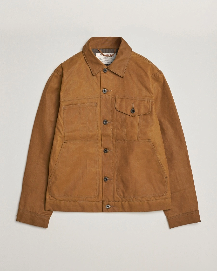 Filson Short Lined Tin Cloth Cruiser Dark Tan – Ruskea