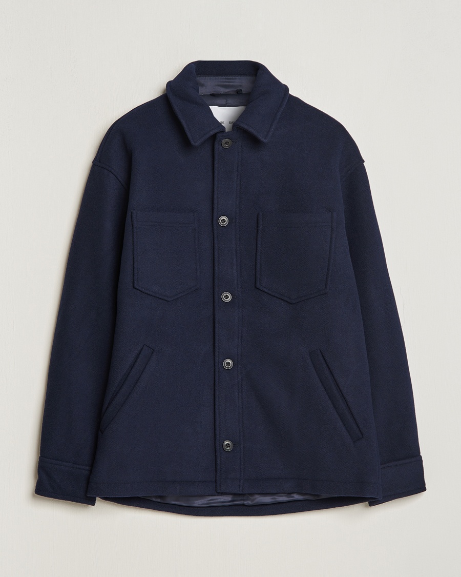 Samsøe Samsøe Pally Padded Shirt Jacket Salute Navy – Sininen