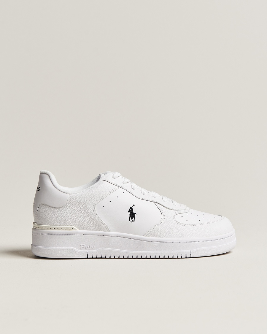 Polo Ralph Lauren Masters Court Sneakers White/Black – Valkoinen