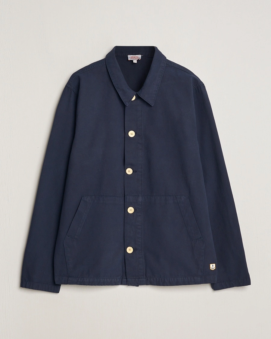 Armor-lux Veste Pecheur Heritage Overshirt Deep Marine – Sininen