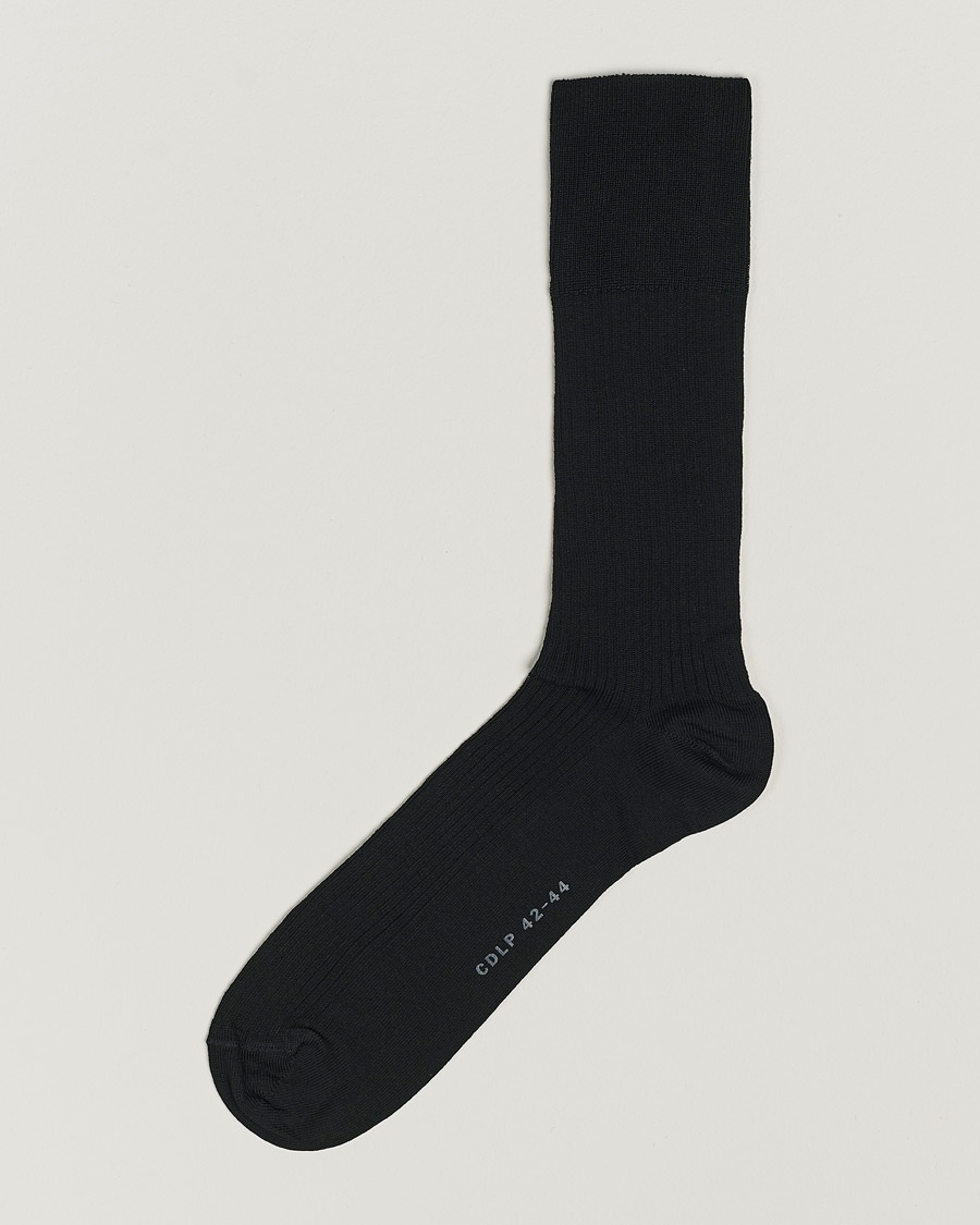 CDLP Cotton Rib Socks Black – Musta