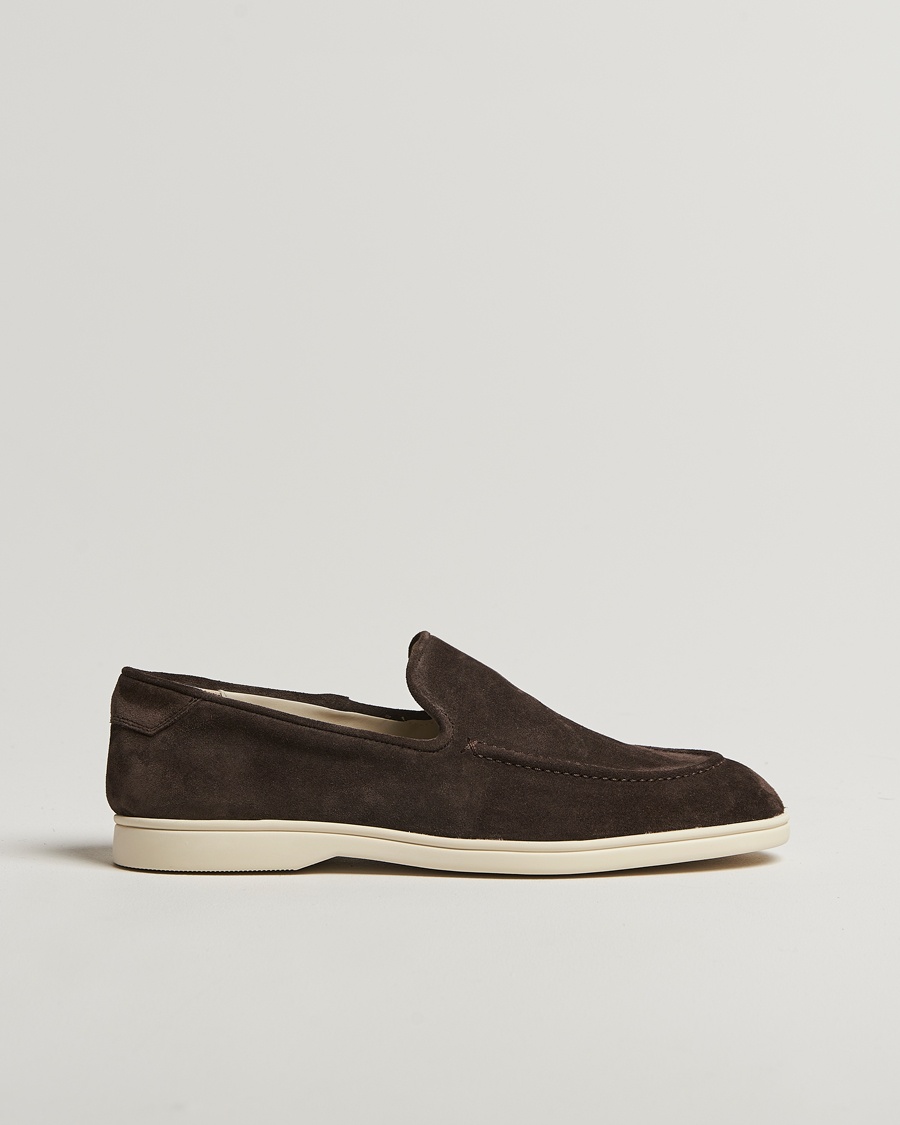 CQP Debonair Suede Loafers Chocolate – Ruskea