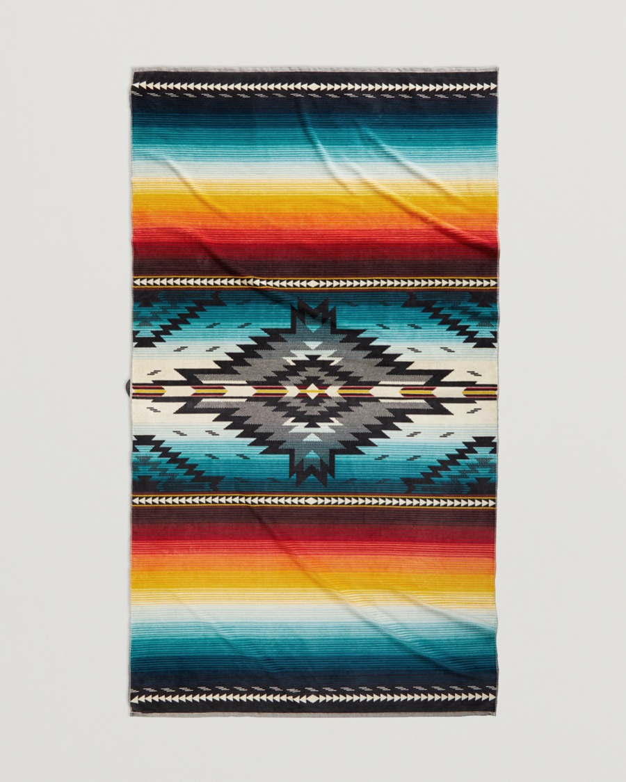 Pendleton Oversized Jacquard Spa Towel Saltillo Sunset – Monivärinen