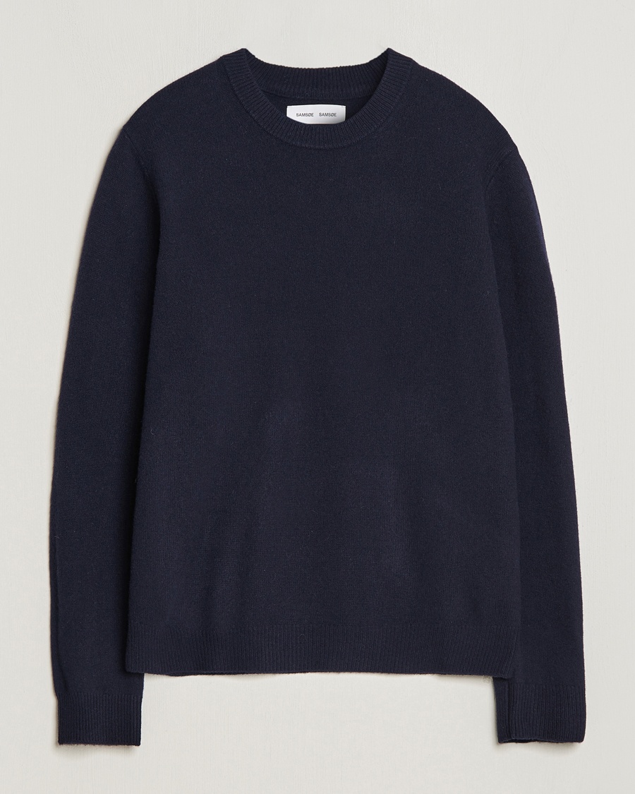 Samsøe Samsøe Isak Crew Neck Salute – Sininen