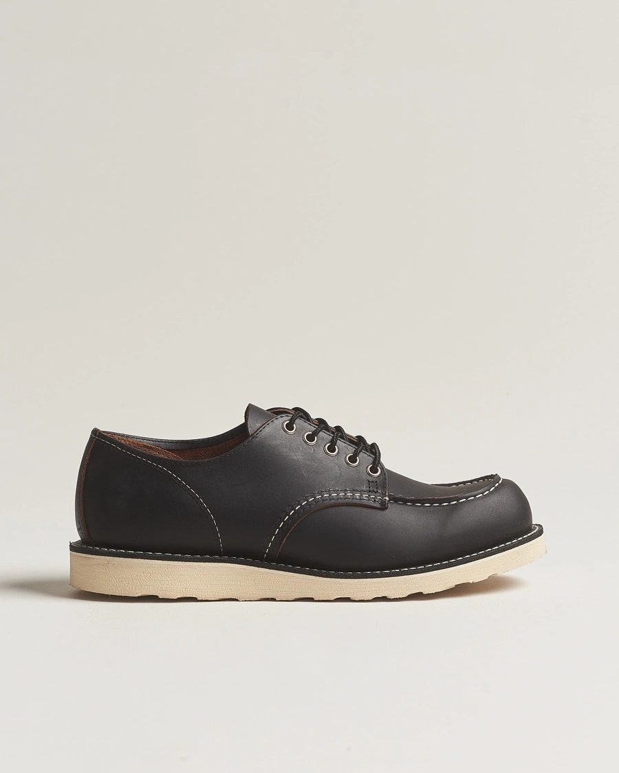 Red Wing Shoes Moc Toe Oxford Black Prairie Leather – Musta