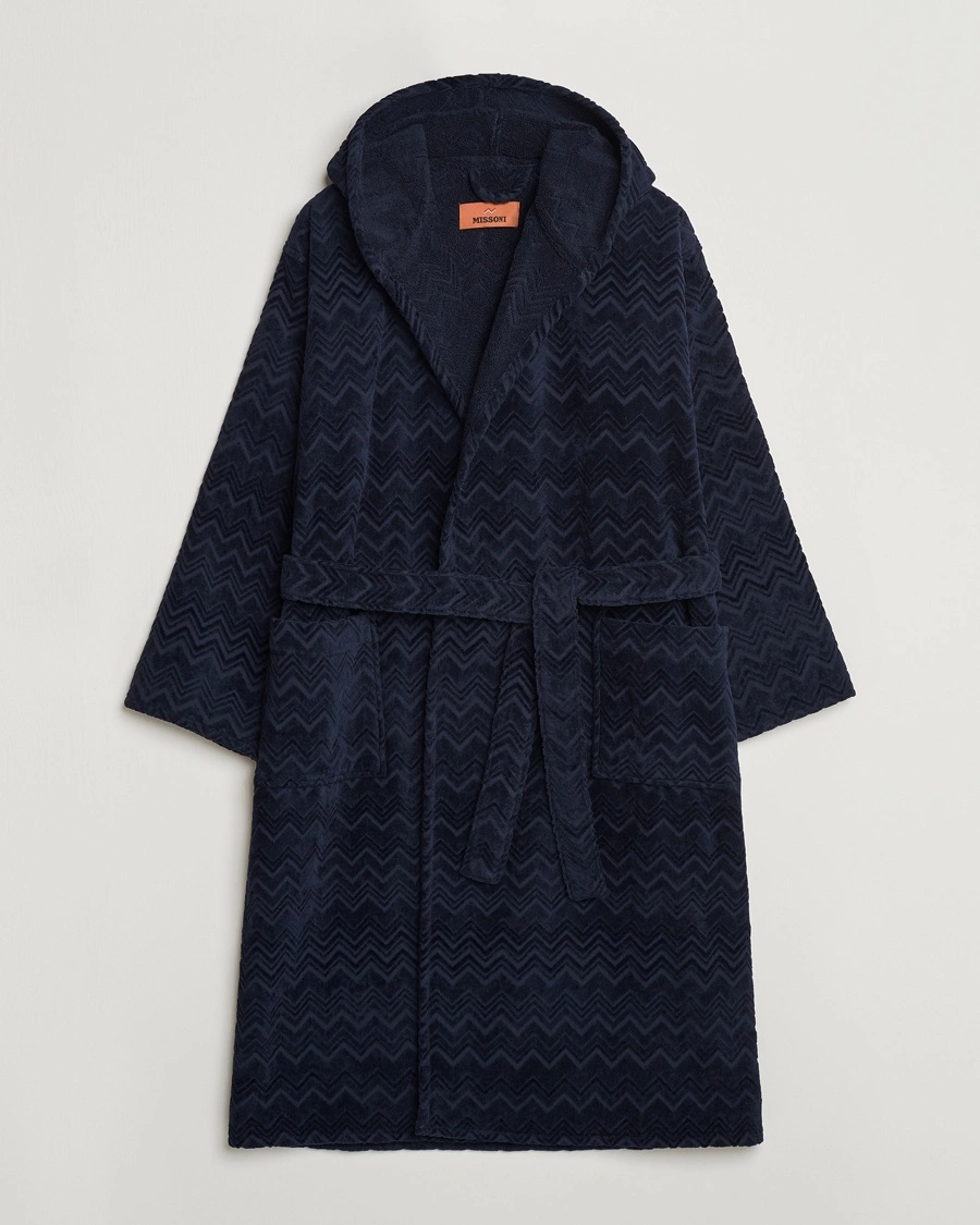 Missoni Home Chalk Bath Robe Navy – Sininen