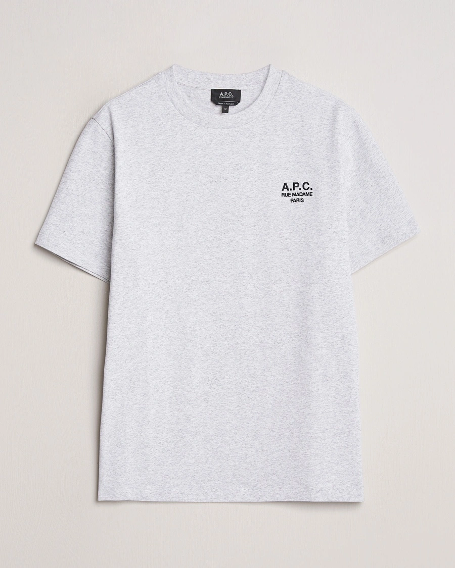 A.P.C. Rue Madame T-Shirt Heather Grey – Harmaa