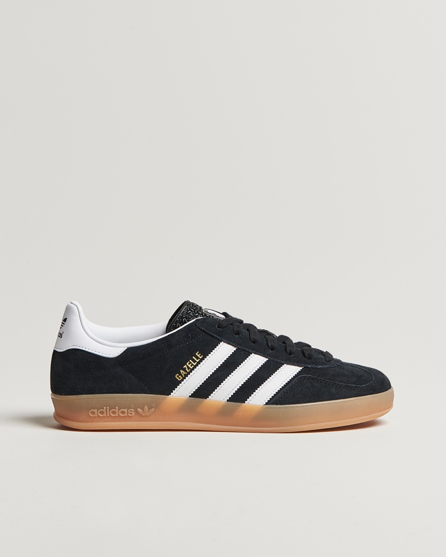 adidas Originals Gazelle Indoor Sneaker Black/White – Musta