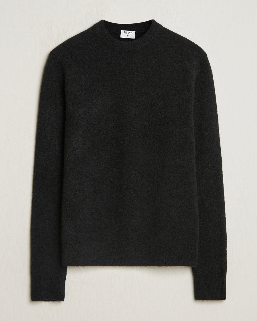 Filippa K Yak Knitted Sweater Black – Musta