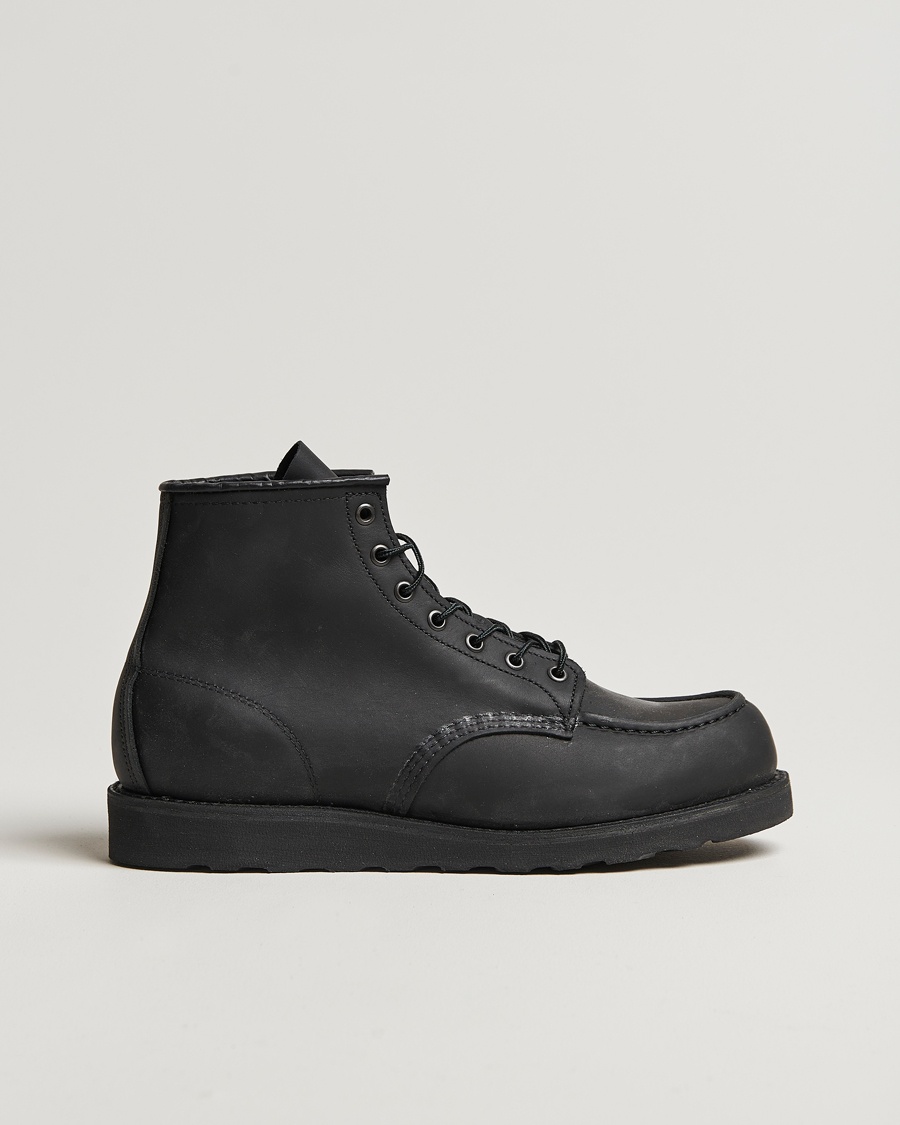 Red Wing Shoes Moc Toe Boot Black Harness – Musta