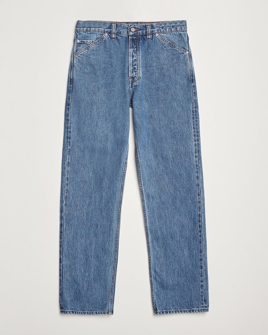 Drake's 5-Pocket Japanese Selvedge Jeans Bleach – Sininen