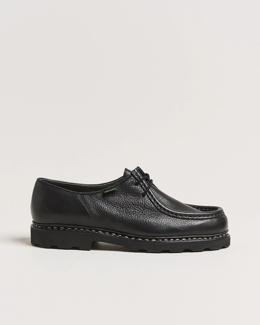 Paraboot Michael Derby Black Deerskin – Musta