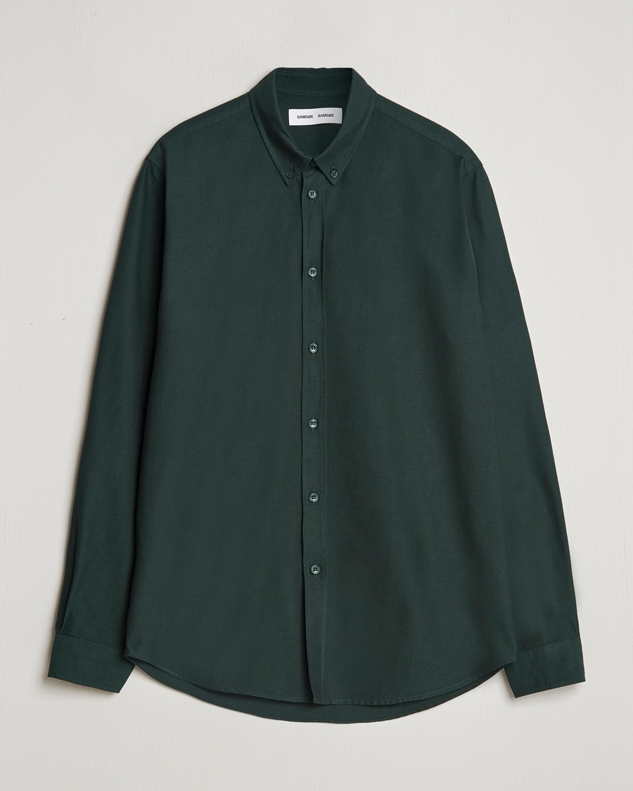 Samsøe Samsøe Saliam Oxford Shirt Darkest Spruce – Vihreä