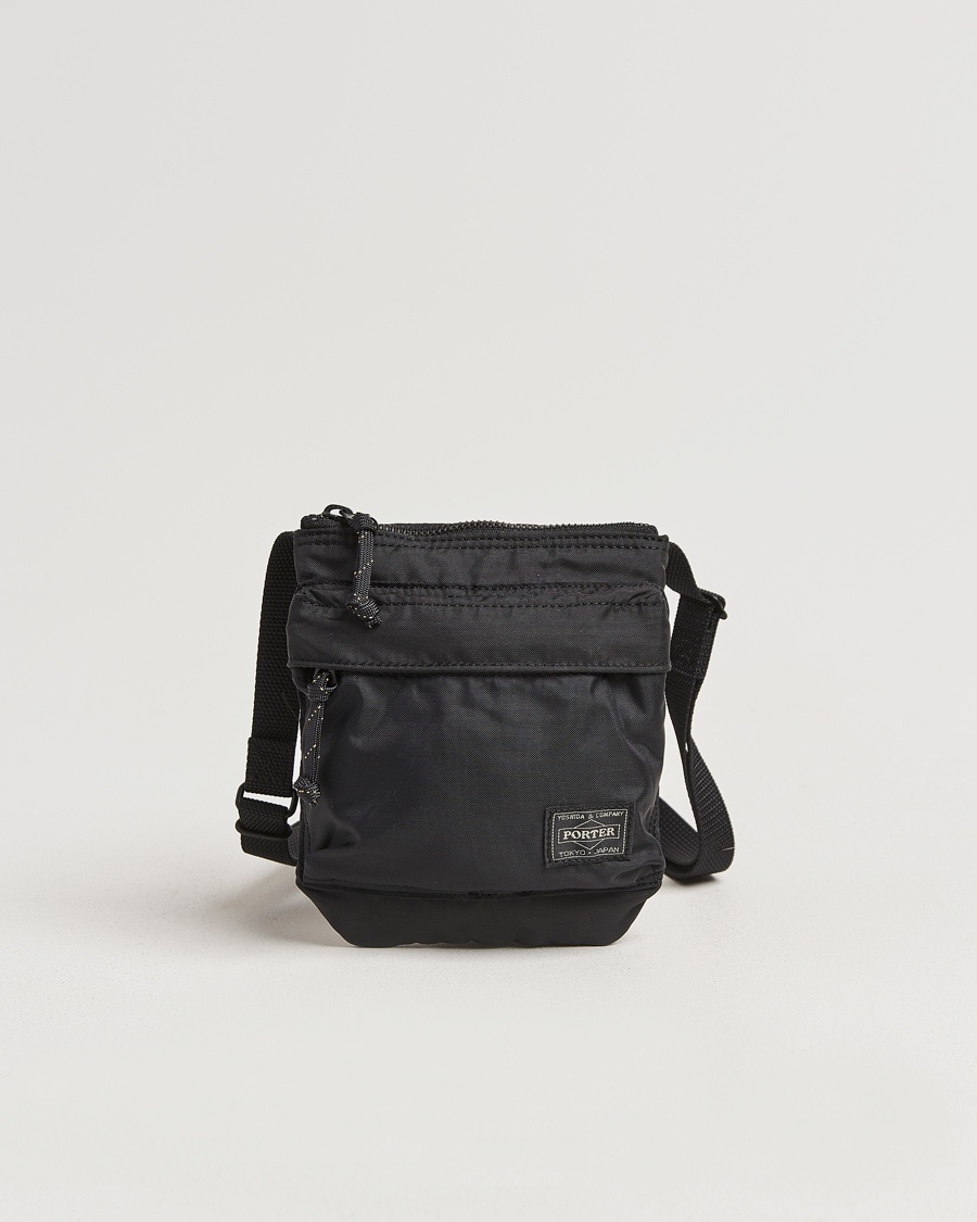 Porter-Yoshida & Co. Force Small Shoulder Pouch Black – Musta