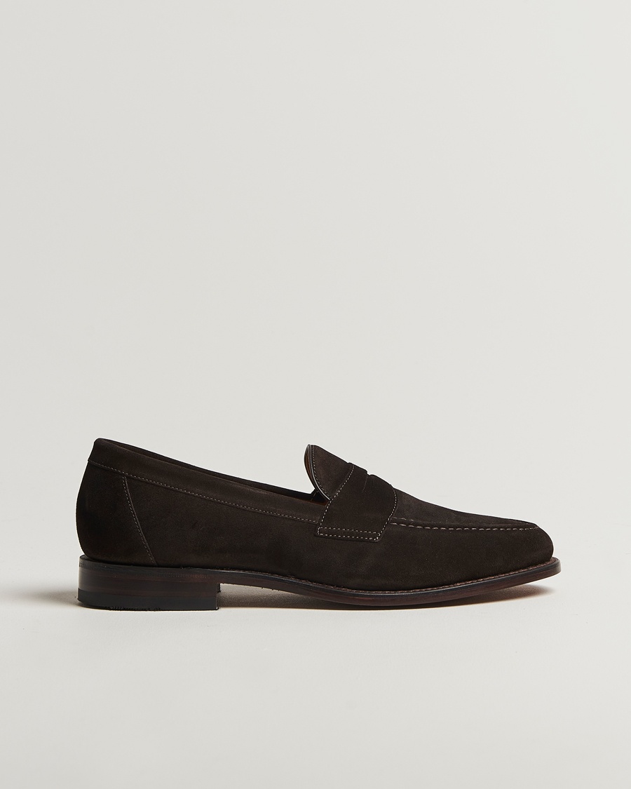 Loake Shoemakers Loake 1880 Imperial Suede Loafers Dark Brown – Ruskea