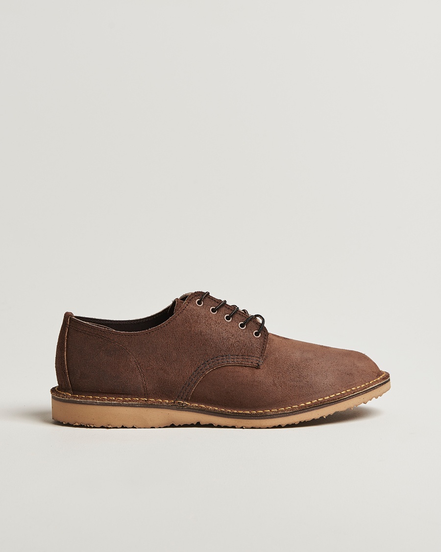 Red Wing Shoes Weekender Oxford Chocolate Muleskinner – Ruskea
