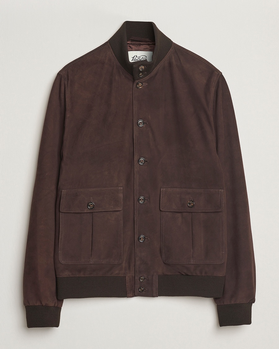 Valstar Valstarino Suede Jacket Dark Brown – Ruskea