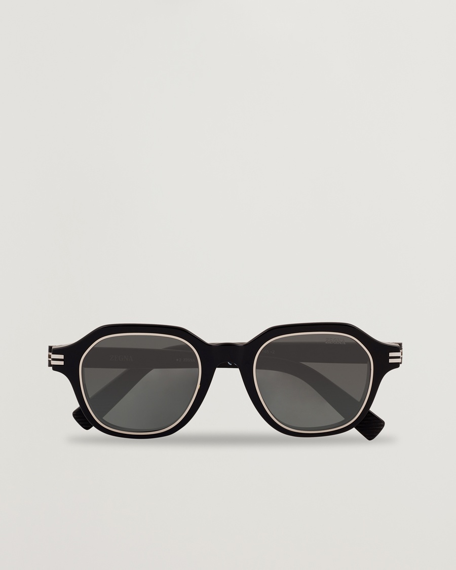 Zegna EZ0250 Sunglasses Black – Musta