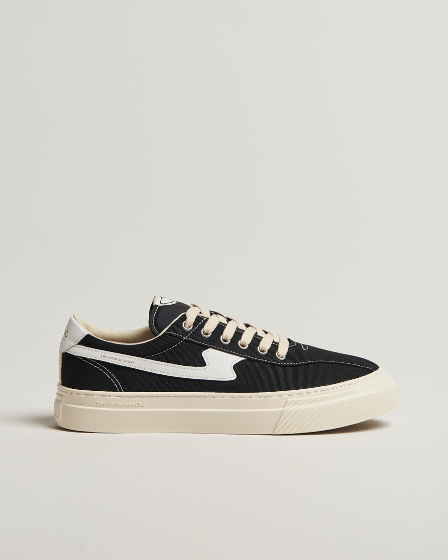 Stepney Workers Club Dellow S-Strike Cupsole Canvas Sneaker Black/White – Musta