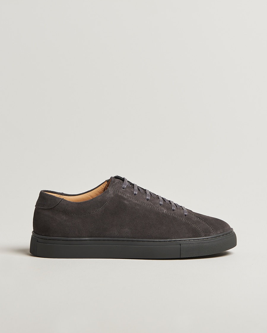 Myrqvist Oaxen Monochrome II Sneaker Dark Grey Suede – Harmaa