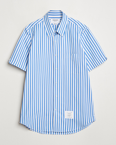 Thom Browne Short Sleeve Button Down Shirt Medium Blue – Sininen