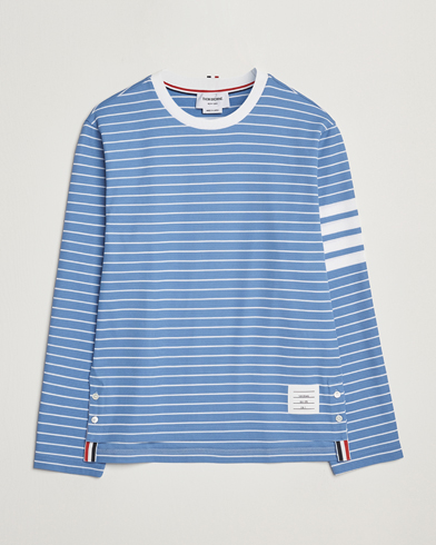Thom Browne Long Sleeve T-Shirt Blue/White – Sininen