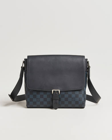 Louis Vuitton Pre-Owned Newport Messenger PM Damier Cobalt – Harmaa