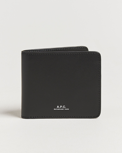A.P.C. A.P.C.Calf Leather WalletBlack – Musta